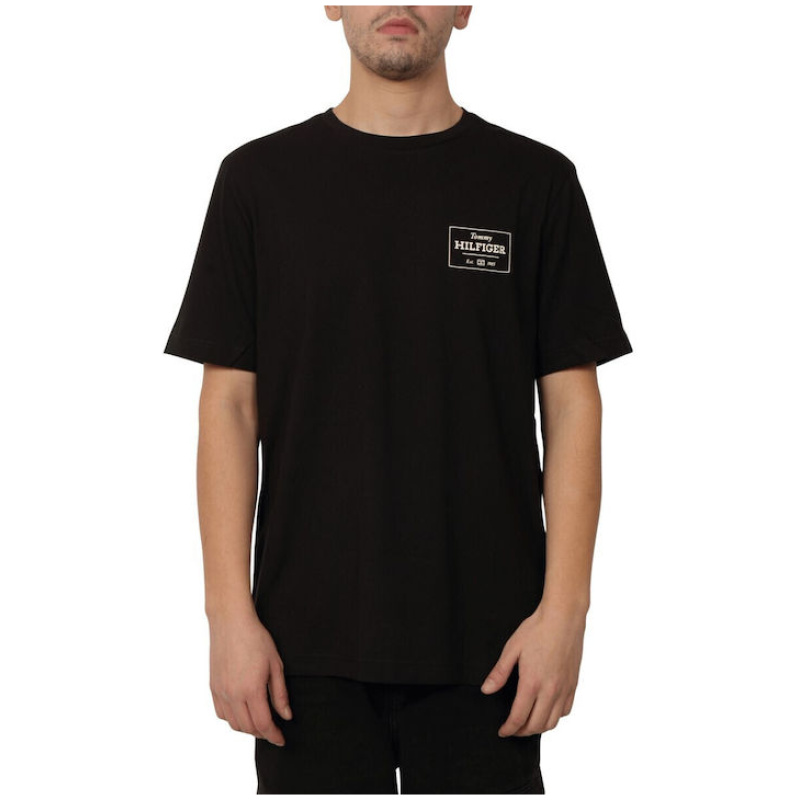 TOMMY HILFIGER Monotype printed label tee